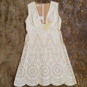 NEW tags $1,895 Stella McCartney perfect eyelet summer white dress